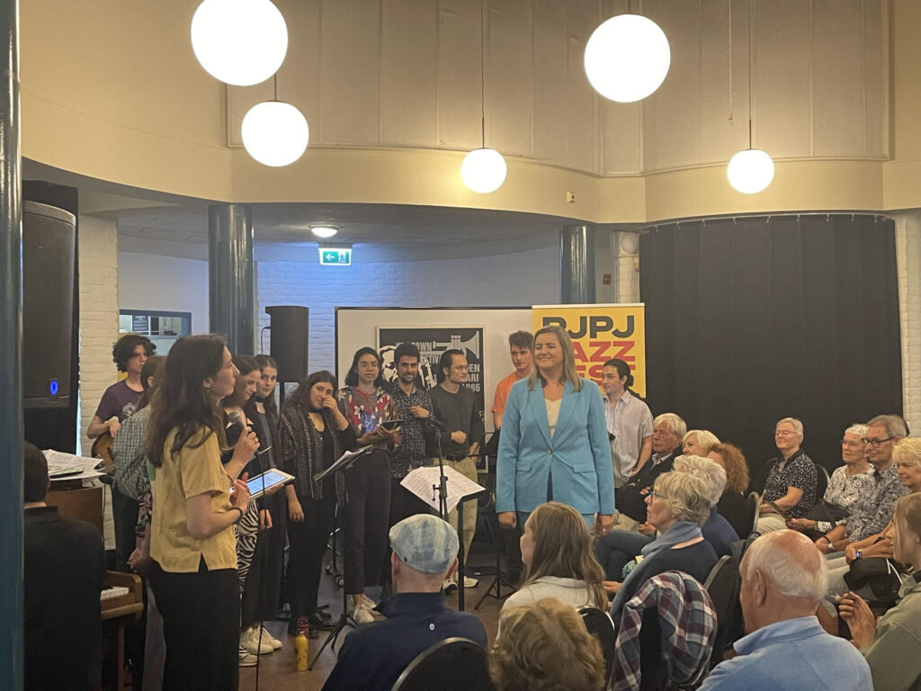 Jazzconcert PJPJ: KC Jazzkoor o.l.v. Anka Koziel in Voorschoten